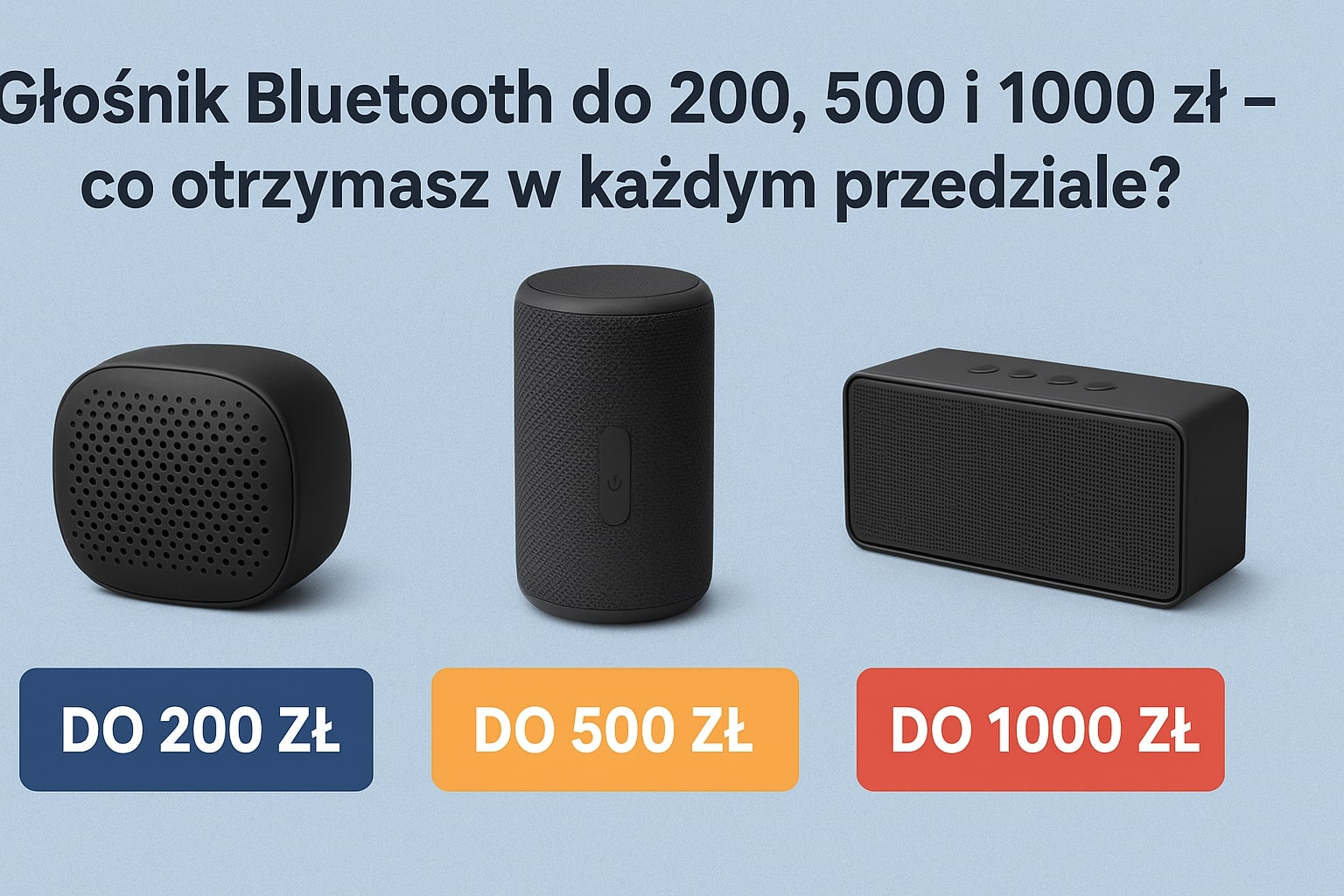 Głośnik Bluetooth do 200, 500 i 1000 zł – co otrzymasz w każdym przedziale