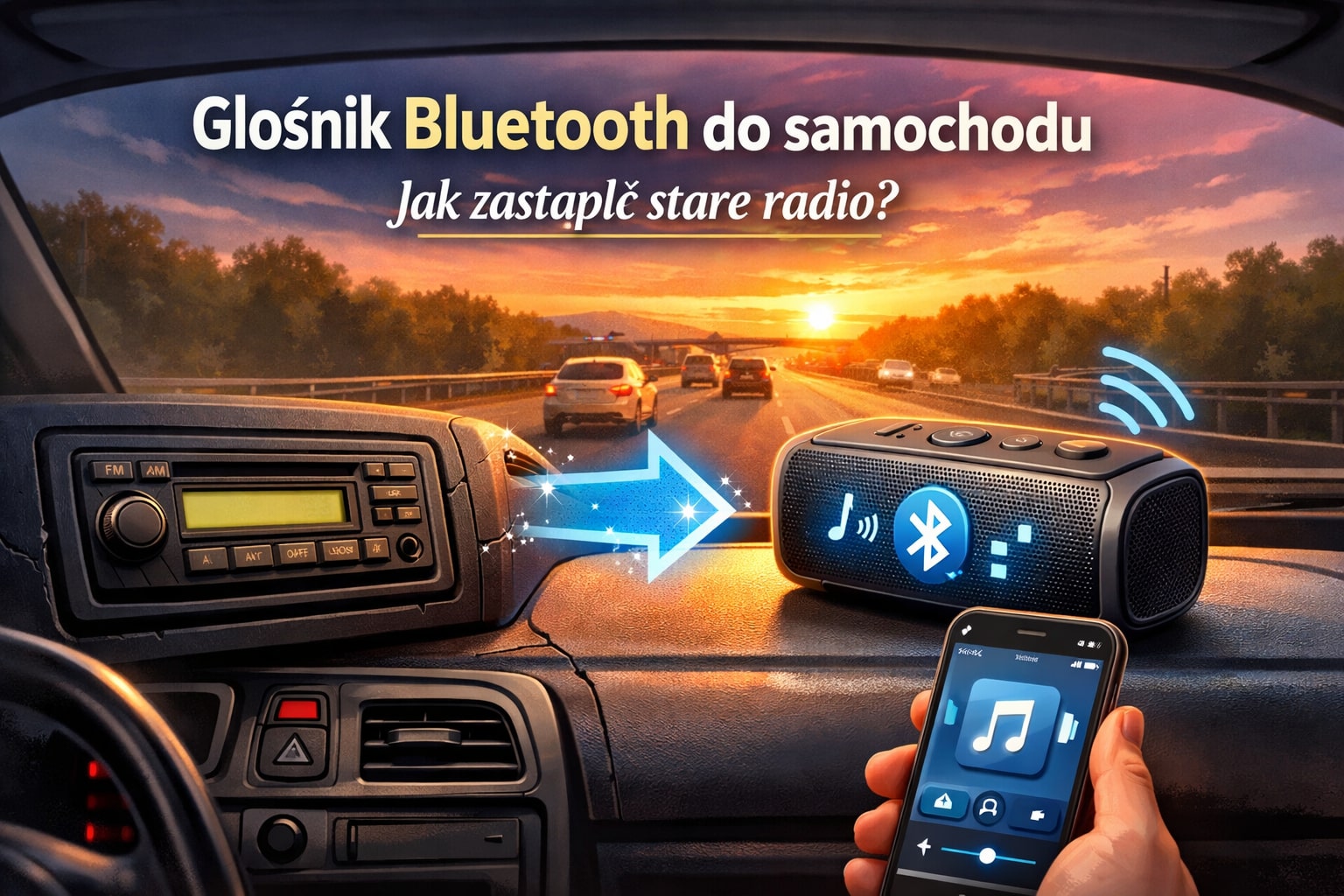 Głośnik Bluetooth do samochodu – jak zastąpić stare radio