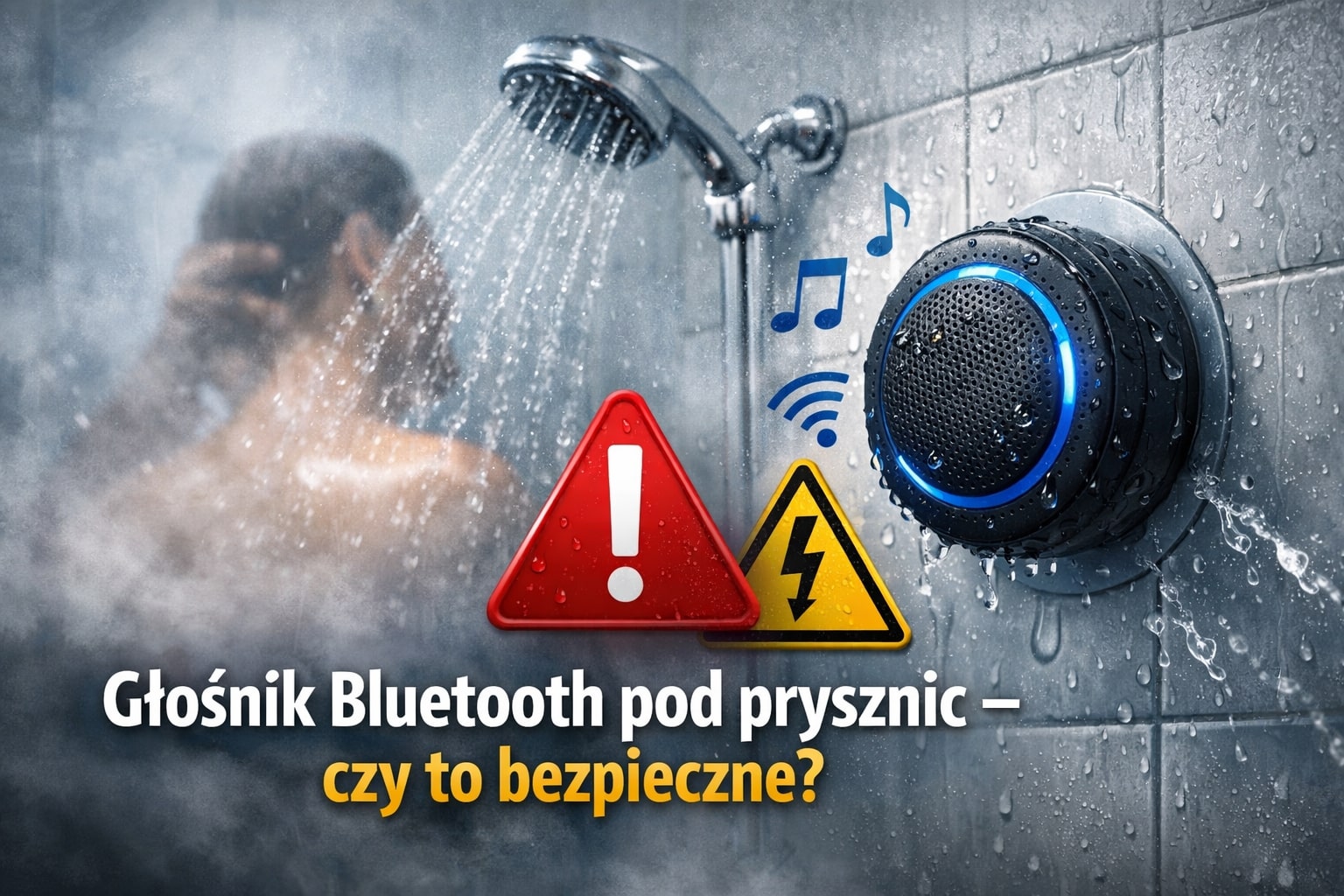 Głośnik Bluetooth pod prysznic – czy to bezpieczne