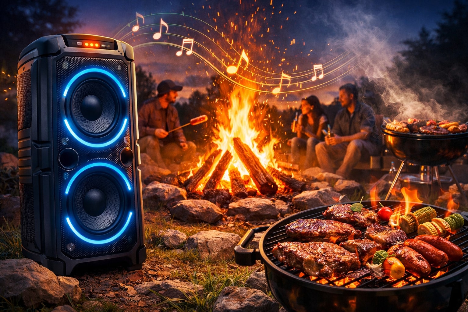 Głośnik na ognisko i grilla – modele z największą mocą.