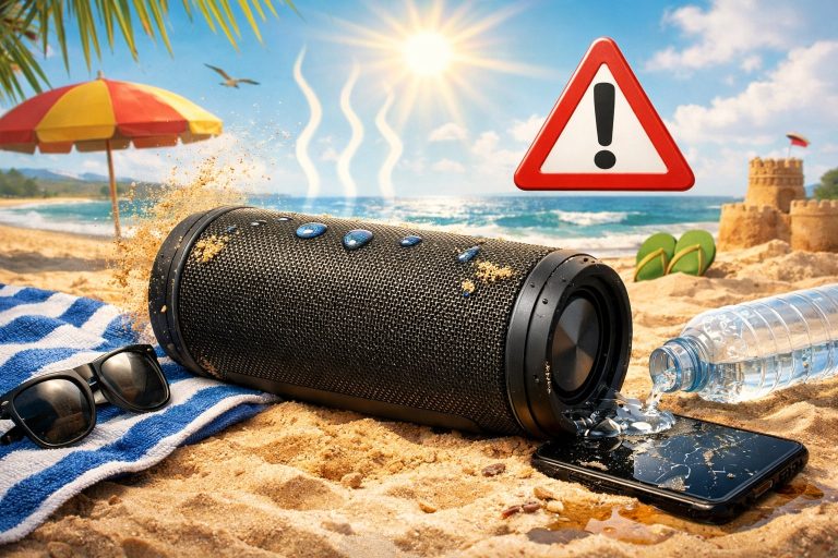 Głośnik na plażę – na co uważać, żeby go nie zniszczyć