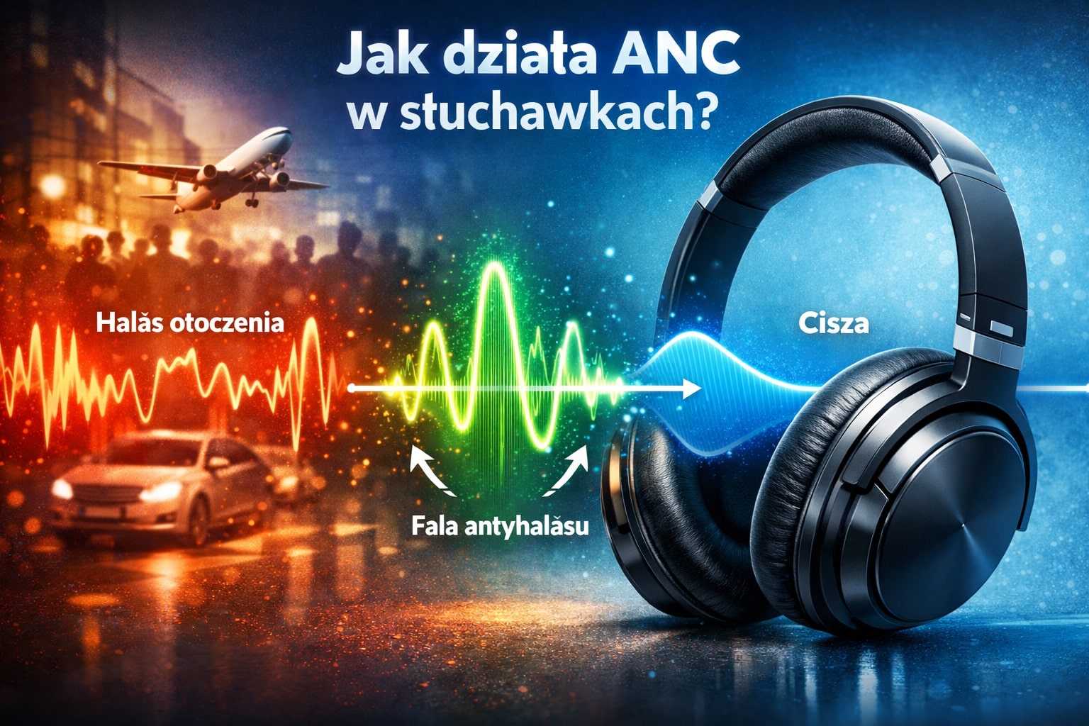 Jak działa ANC (Active Noise Cancellation) w słuchawkach