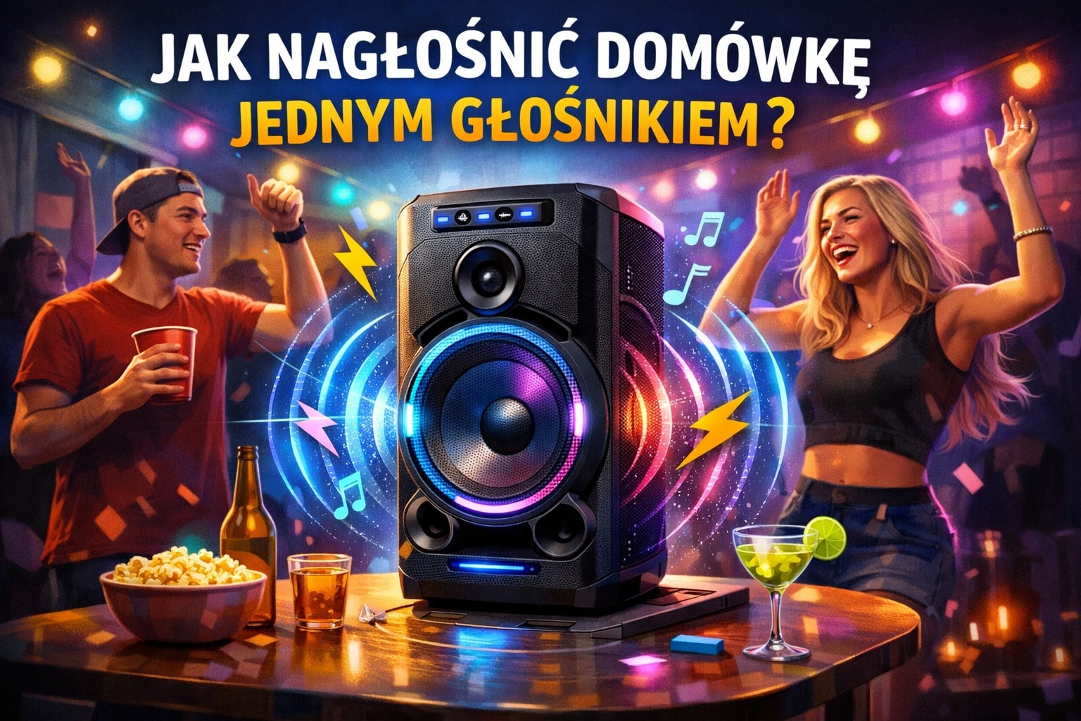 Jak nagłośnić domówkę jednym głośnikiem