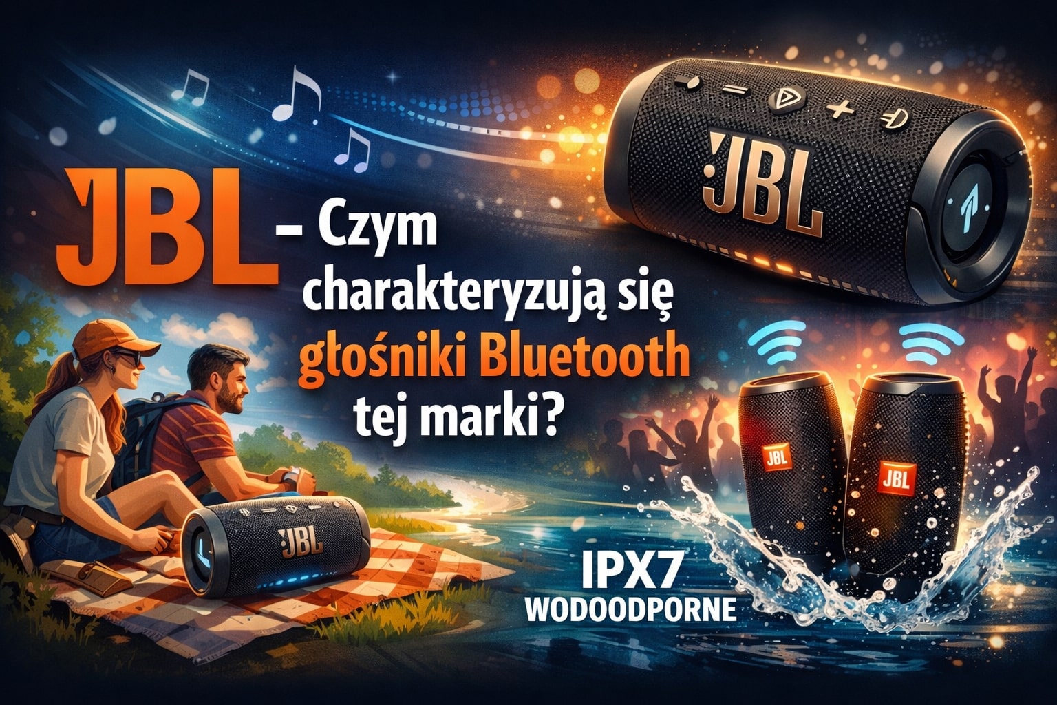 JBL - czym charakteryzują się głośniki Bluetooth tej marki