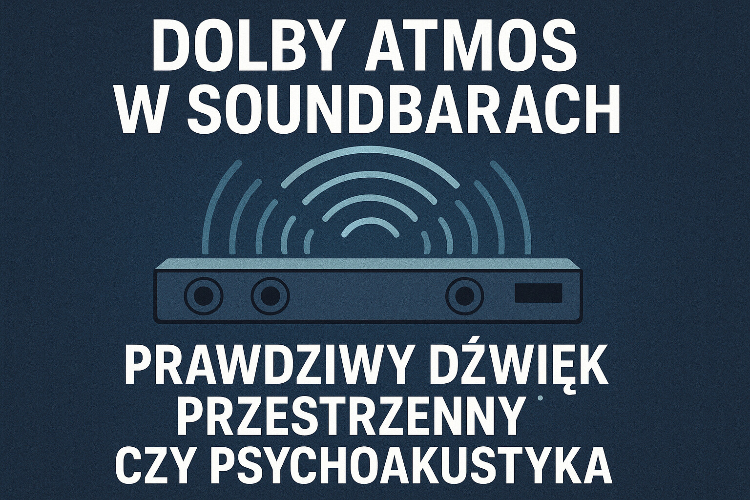 Dolby Atmos w soundbarach – prawdziwy dźwięk przestrzenny czy psychoakustyka