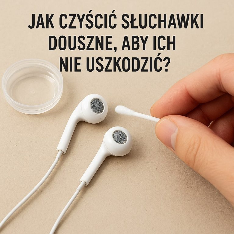 Jak czyścić słuchawki douszne, aby ich nie uszkodzić