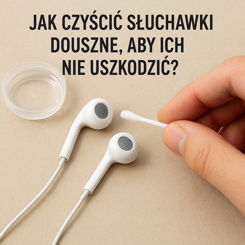 Jak czyścić słuchawki douszne, aby ich nie uszkodzić