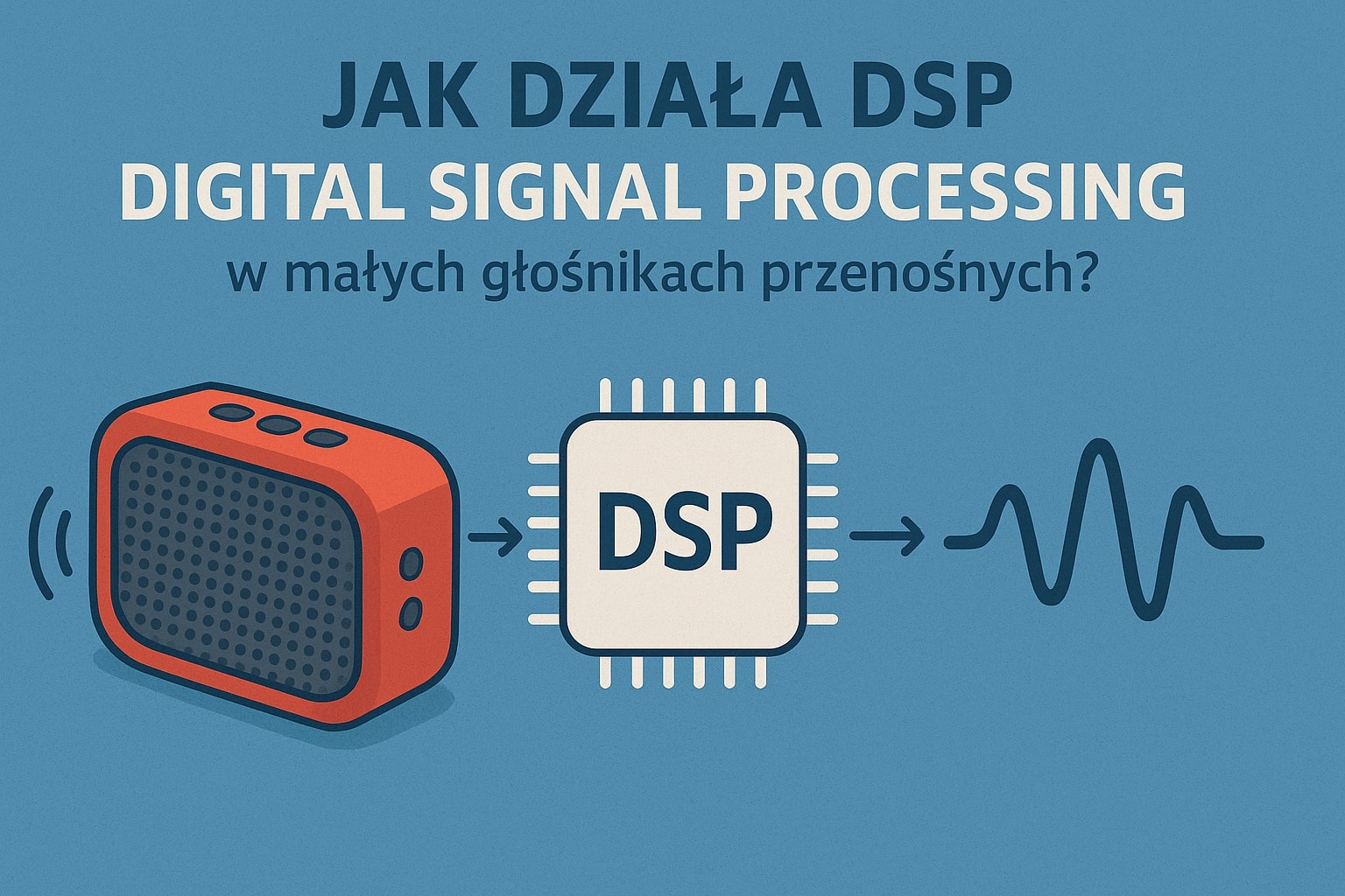 Jak działa DSP (Digital Signal Processing) w małych głośnikach przenośnych