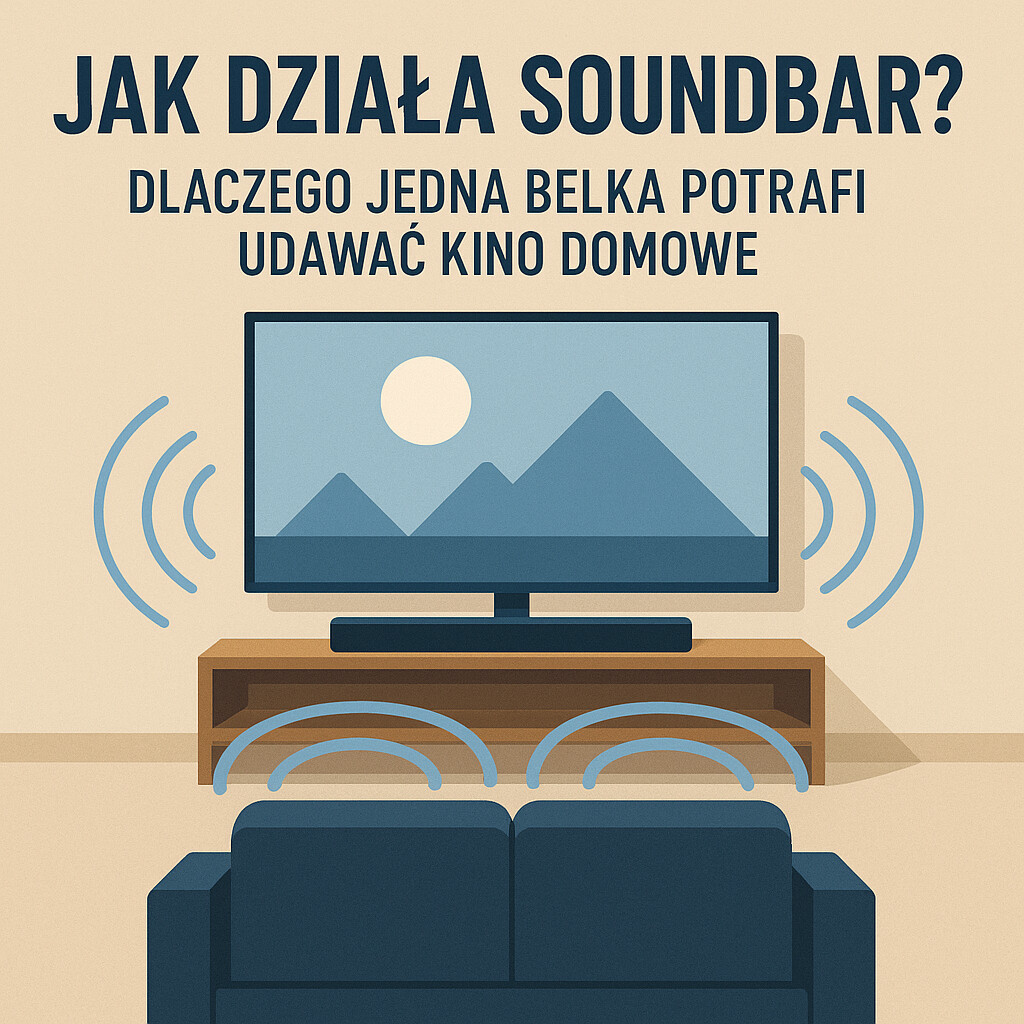 Jak działa soundbar Dlaczego jedna belka potrafi udawać kino domowe