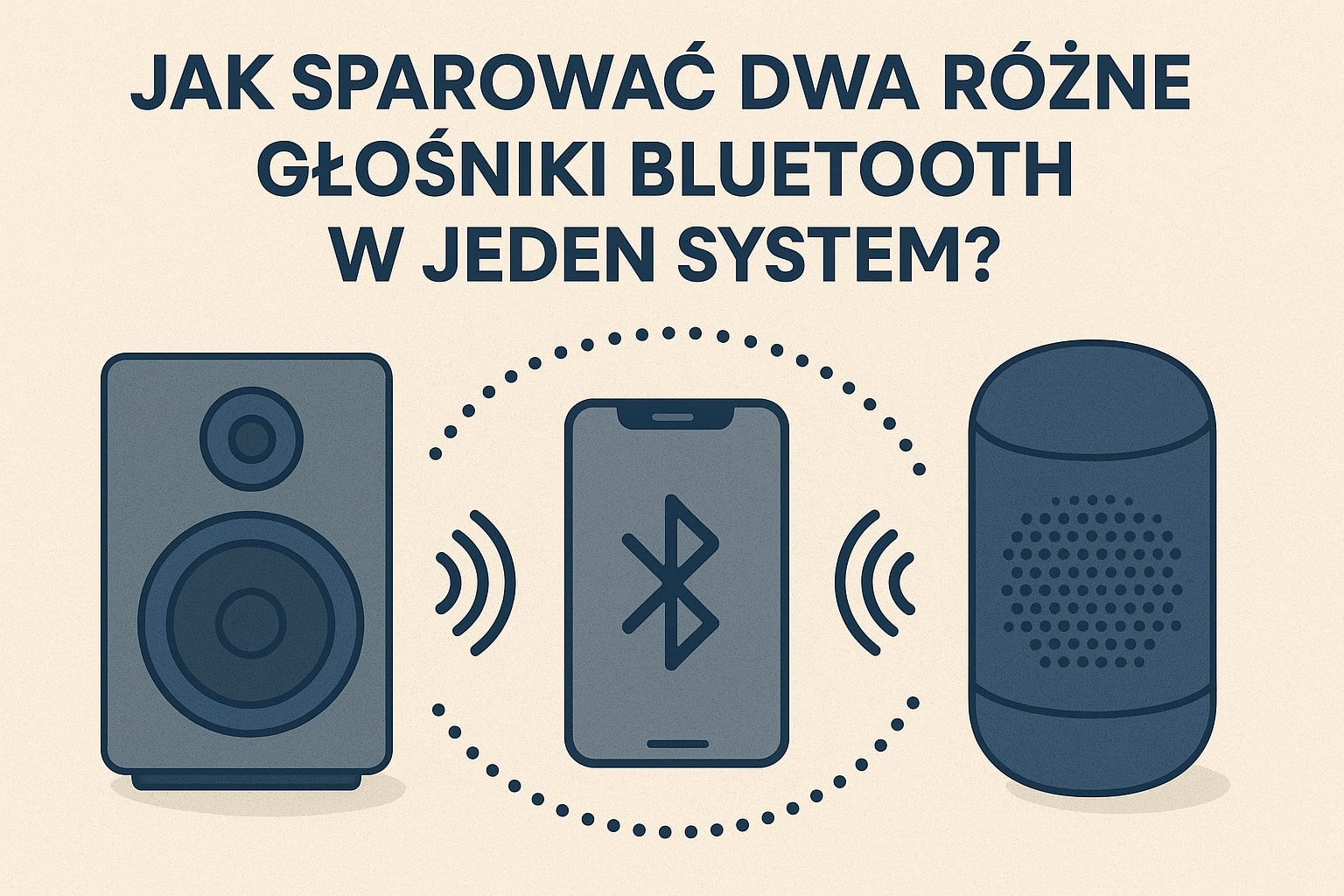Jak sparować dwa różne głośniki Bluetooth w jeden system