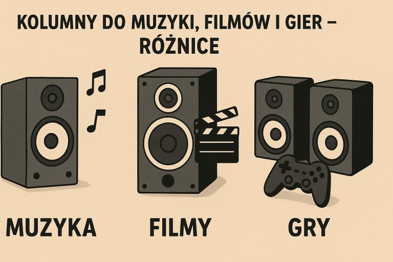 Kolumny do muzyki, filmów i gier – różnice