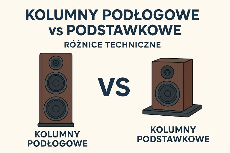 Kolumny podłogowe vs podstawkowe – różnice techniczne