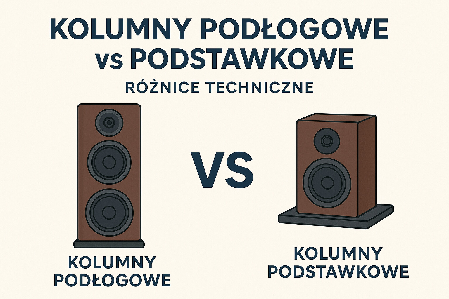 Kolumny podłogowe vs podstawkowe – różnice techniczne