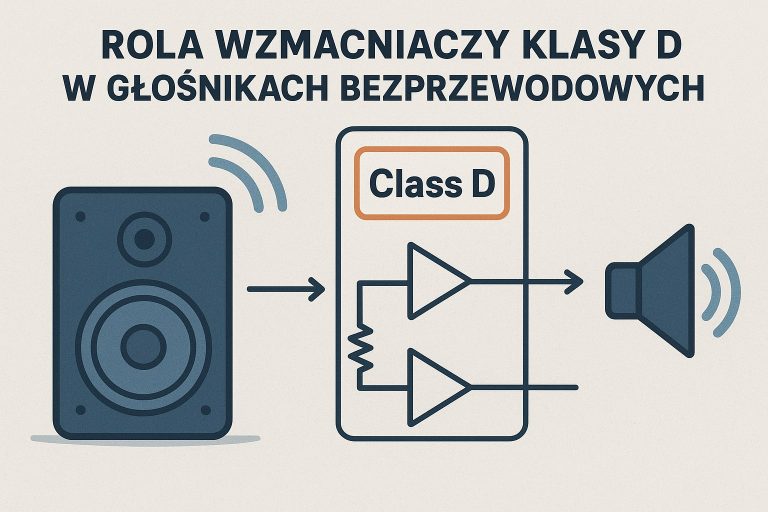 Rola wzmacniaczy klasy D w głośnikach bezprzewodowych.