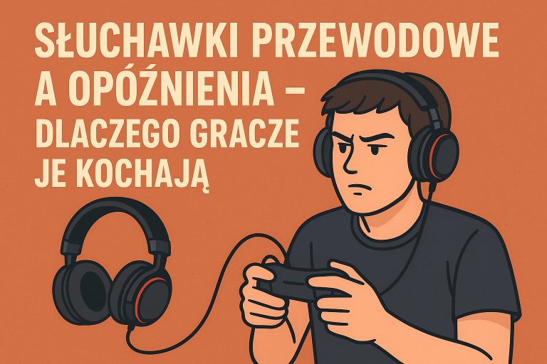 Słuchawki przewodowe a opóźnienia – dlaczego gracze je kochają